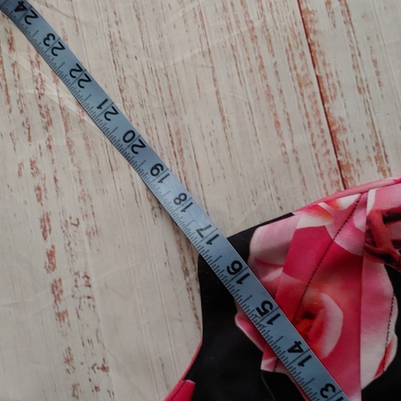 CALVIN KLEIN SLEEVELESS FLORAL DRESS - Picture 6 of 7